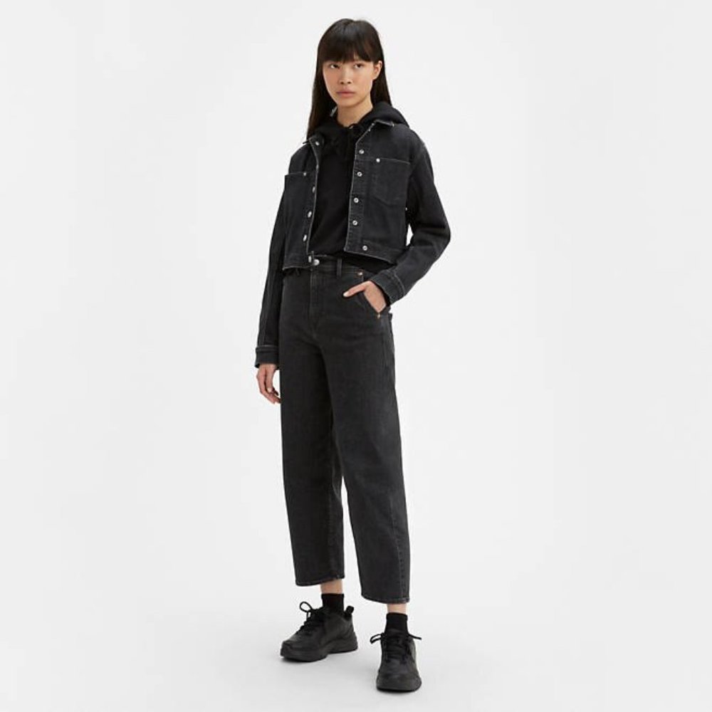 Levi's Women's Engineered Balloon Leg Jeans, Black